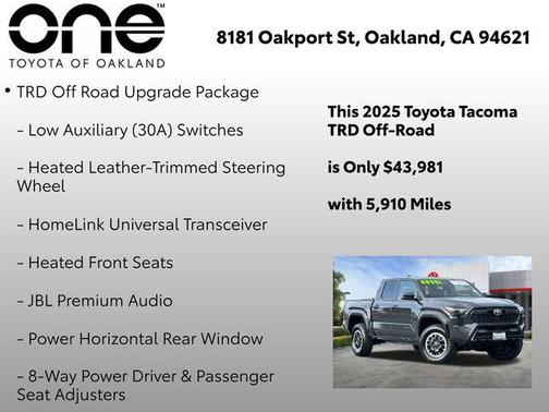 2025 Toyota Tacoma TRD Off-Road