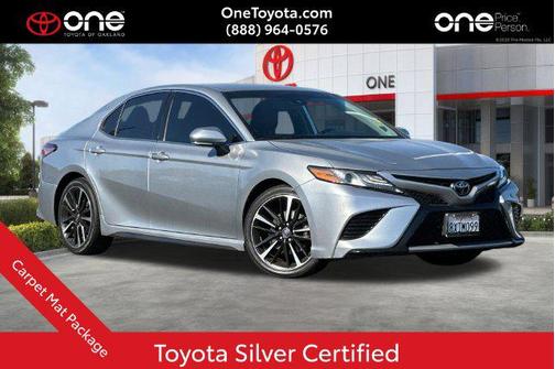 Celestial Silver Metallic 2019 Toyota Camry XSE