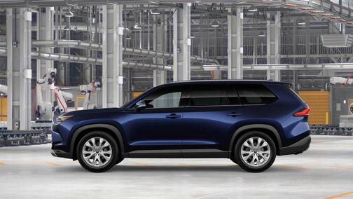 Blue 2026 Toyota Grand Highlander Hybrid Limited