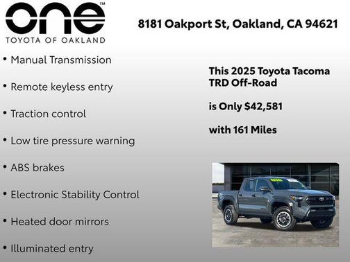 2025 Toyota Tacoma TRD Off Road
