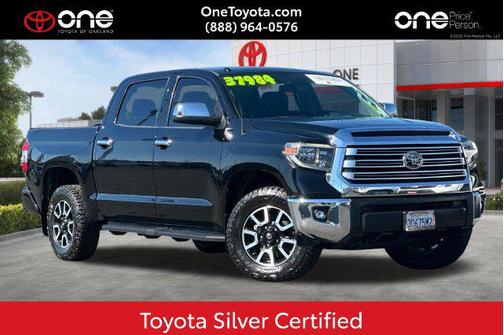 Midnight Black Metallic 2018 Toyota Tundra Limited