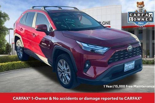 Ruby Flare Pearl 2025 Toyota RAV4 XLE Premium