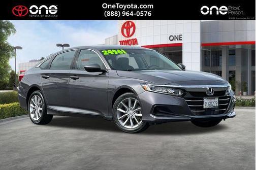 Modern Steel Metallic 2022 Honda Accord LX 1.5T