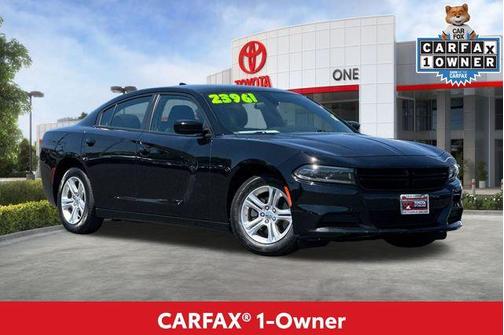 Pitch Black Clearcoat 2023 Dodge Charger SXT