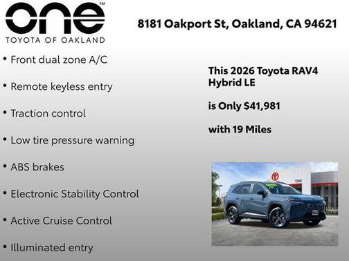 Storm Cloud 2026 Toyota RAV4 LE