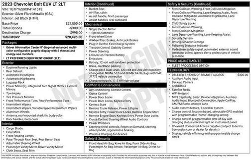 2023 Chevrolet Bolt EUV FWD LT