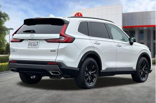 Platinum White Pearl 2025 Honda CR-V Hybrid Sport FWD