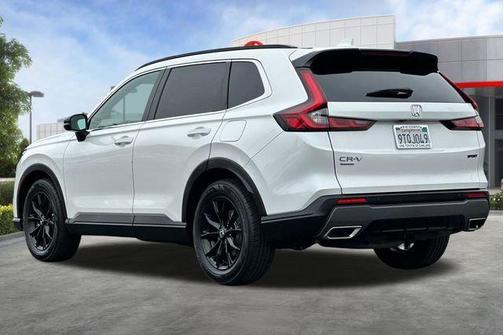 Platinum White Pearl 2025 Honda CR-V Hybrid Sport FWD