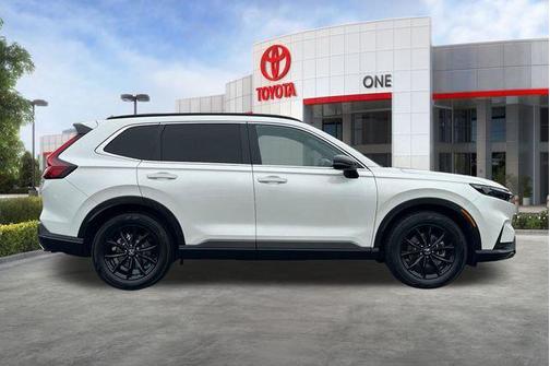 Platinum White Pearl 2025 Honda CR-V Hybrid Sport FWD