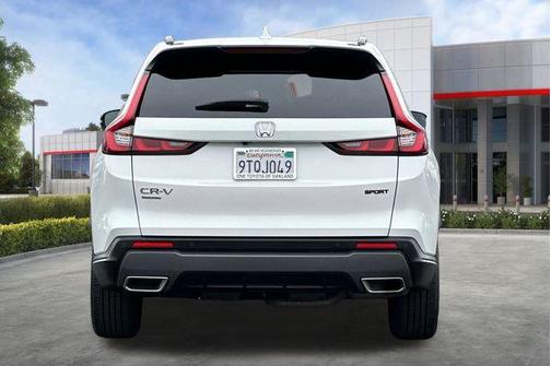 Platinum White Pearl 2025 Honda CR-V Hybrid Sport FWD