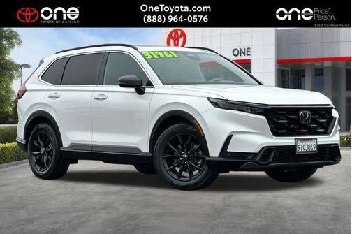 Platinum White Pearl 2025 Honda CR-V Hybrid Sport FWD