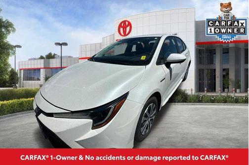 White 2020 Toyota Corolla Hybrid LE