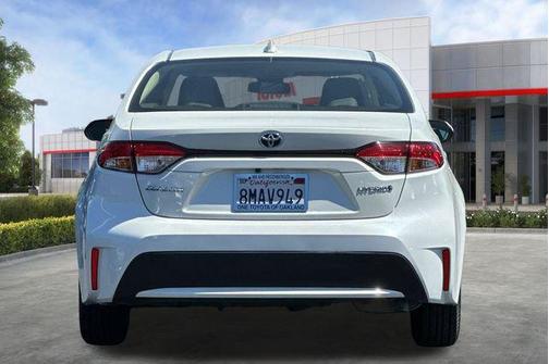 White 2020 Toyota Corolla Hybrid LE
