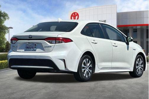 White 2020 Toyota Corolla Hybrid LE
