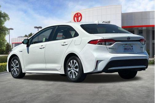 White 2020 Toyota Corolla Hybrid LE