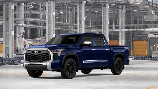 Blue 2026 Toyota Tundra Hybrid 1794 Edition