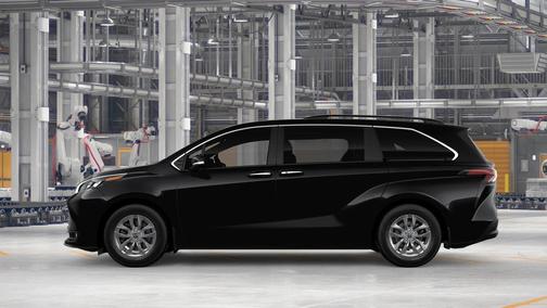 Black 2026 Toyota Sienna XLE