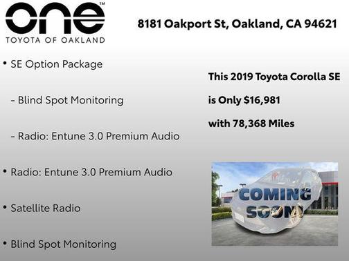 2019 Toyota Corolla SE