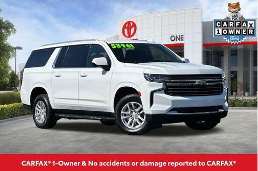 Summit White 2023 Chevrolet Suburban LT