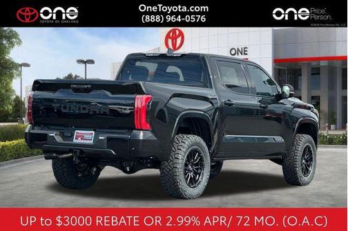 Midnight Black Metallic 2026 Toyota Tundra Platinum