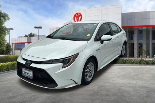White 2020 Toyota Corolla Hybrid LE