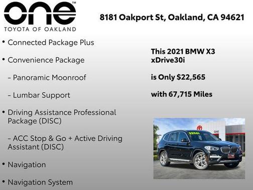 2021 BMW X3 xDrive30i