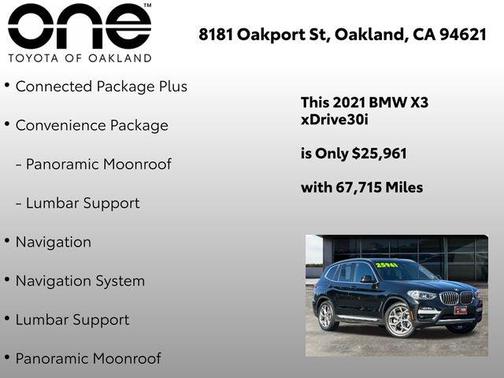 2021 BMW X3 xDrive30i