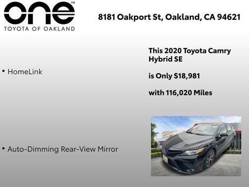 2020 Toyota Camry SE