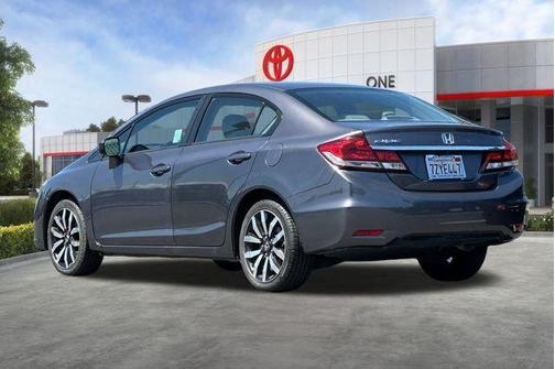 Gray 2014 Honda Civic EX-L