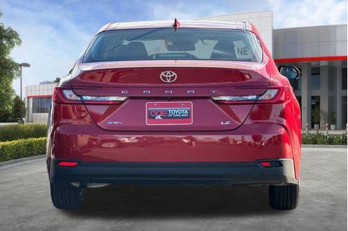 Supersonic Red 2025 Toyota Camry LE