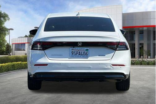 Platinum White Pearl 2024 Honda Accord Hybrid EX-L