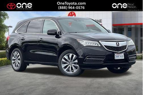 Crystal Black Pearl 2016 Acura MDX 3.5L