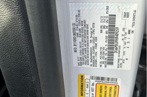 2017 Ford Fusion Hybrid SE