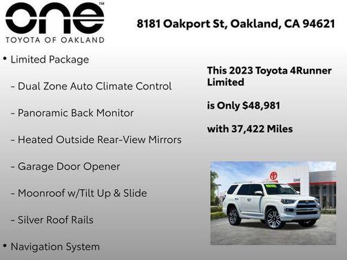 Blizzard Pearl 2023 Toyota 4Runner Limited