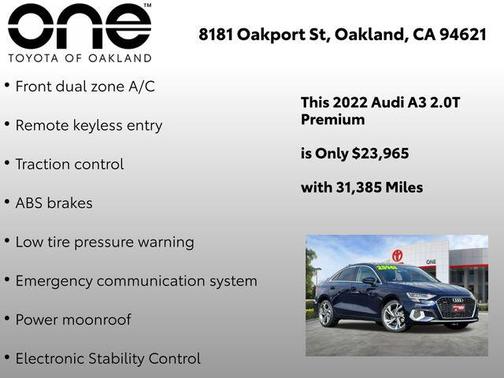 2022 Audi A3 Premium Plus