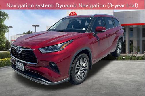 Ruby Flare Pearl 2021 Toyota Highlander Hybrid Platinum