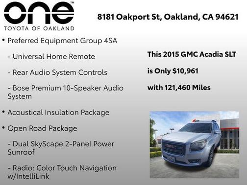 2015 GMC Acadia SLT-1
