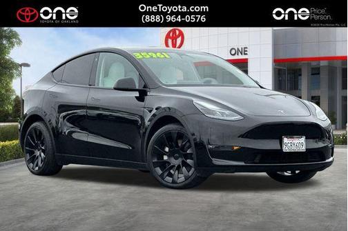 Solid Black 2023 Tesla Model Y Long Range Dual Motor All-Wheel Drive