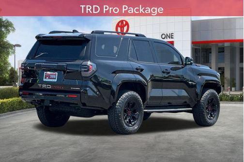 Black 2025 Toyota 4Runner TRD Pro
