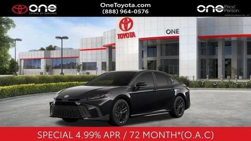 Midnight Black Metallic 2026 Toyota Camry SE
