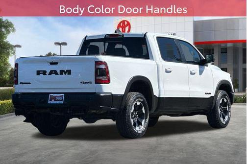 Bright White Clearcoat 2019 RAM 1500 Rebel