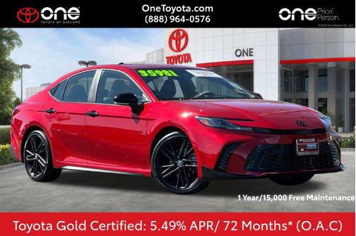 Supersonic Red 2026 Toyota Camry SE