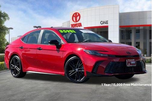 Supersonic Red 2026 Toyota Camry SE