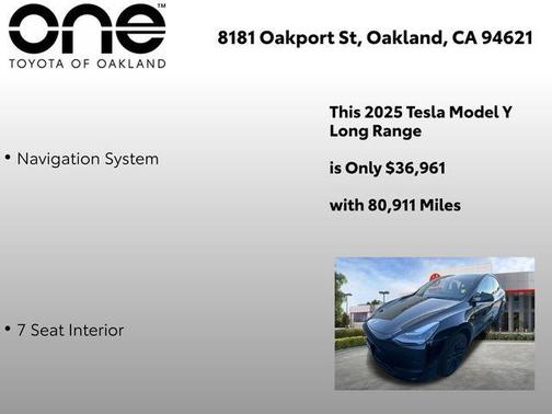 2025 Tesla Model Y Long Range Dual Motor All-Wheel Drive