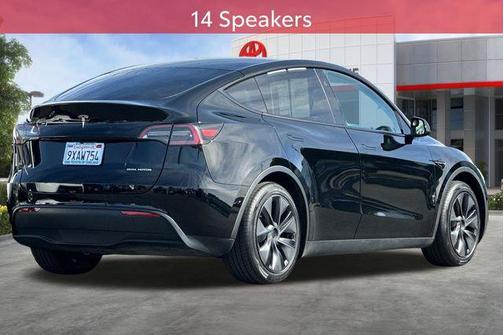 Solid Black 2025 Tesla Model Y Long Range Dual Motor All-Wheel Drive