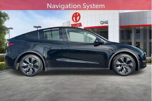 Solid Black 2025 Tesla Model Y Long Range Dual Motor All-Wheel Drive