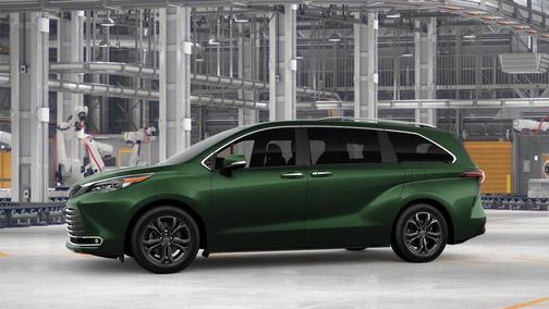 Green 2026 Toyota Sienna Platinum
