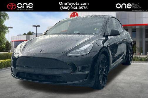 Solid Black 2023 Tesla Model Y Performance Dual Motor All-Wheel Drive