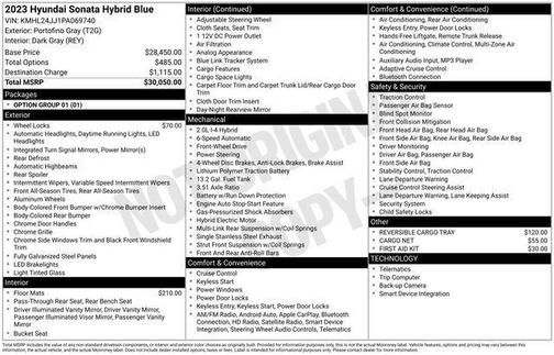 2023 Hyundai SONATA Hybrid Base