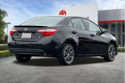 Black Sand Mica 2015 Toyota Corolla S Plus